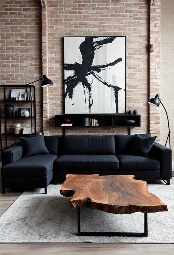 choose industrial furniture style