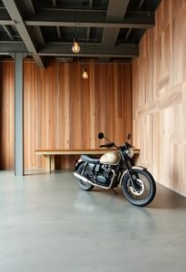 neutral tones for garage design