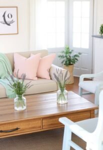 pastel accents in farmhouse