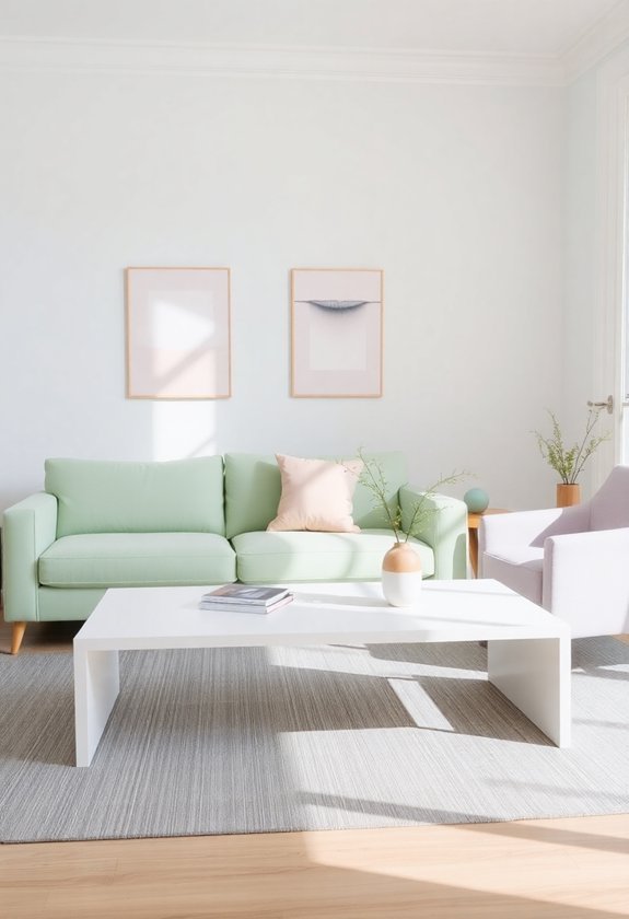 soft hued home decor