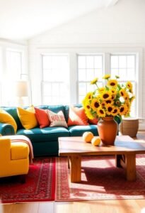 vibrant colors for farmhouse