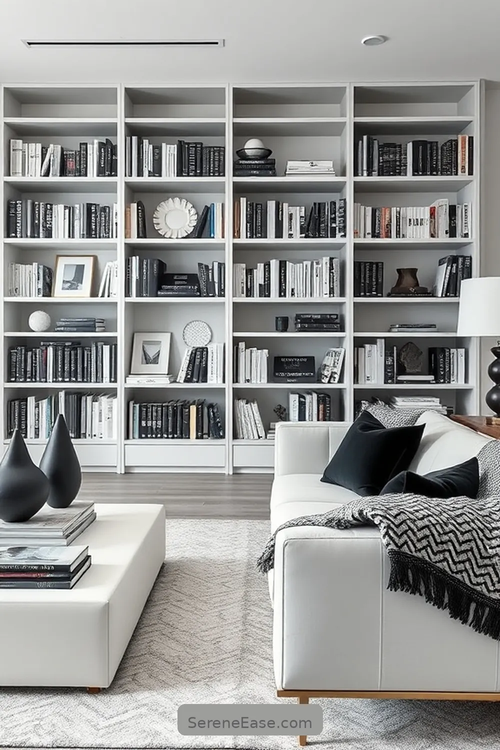 15 Ways to Achieve Black and White Scandinavian Style in Your Library 16 Personalize With Unique Accessories for 15 Ways to Achieve Black and White Scandinavian Style in Your Library