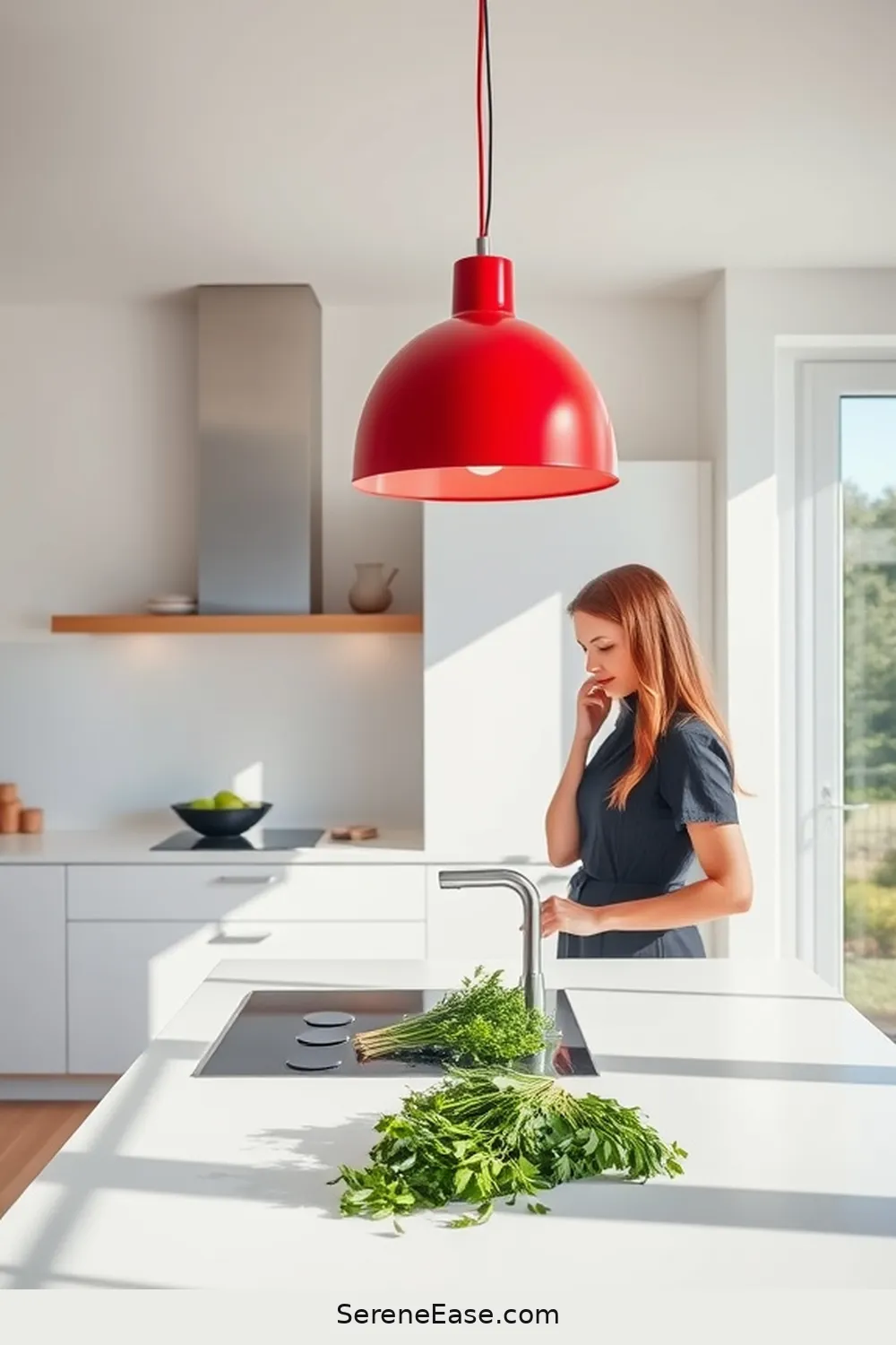 15 Ways to Achieve Bold and Bright Minimalist Kitchen Style 15 Create a Focal Point for 15 Ways to Achieve Bold and Bright Minimalist Kitchen Style