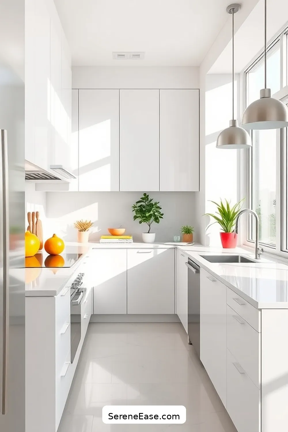 15 Ways to Achieve Bold and Bright Minimalist Kitchen Style 2 Embrace White as a Base Color for 15 Ways to Achieve Bold and Bright Minimalist Kitchen Style