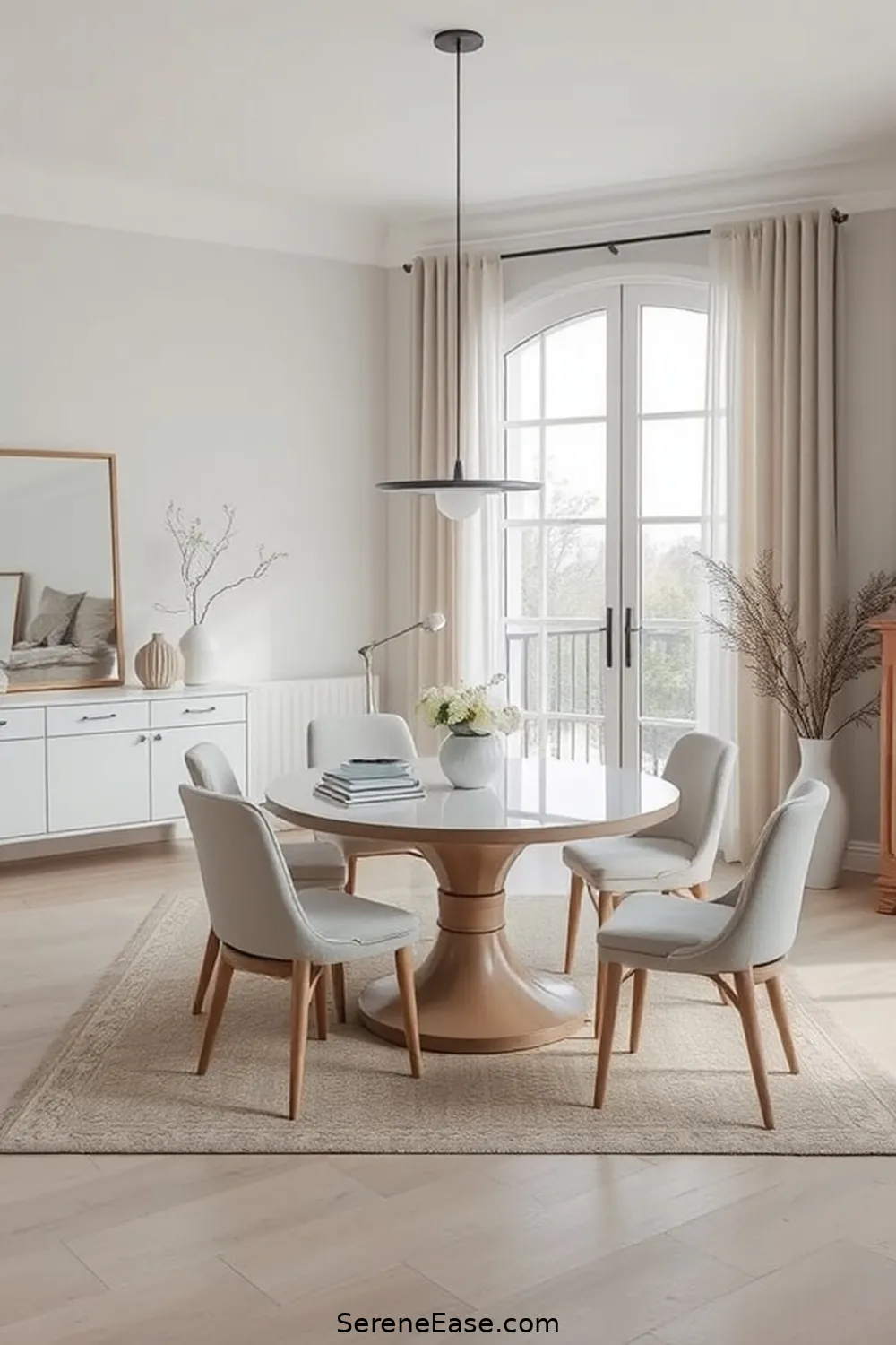 15 Ways to Achieve Monochromatic Scandinavian Style in Your Dining Room 2 Choose a Neutral Color Palette for 15 Ways to Achieve Monochromatic Scandinavian Style in Your Dining Room