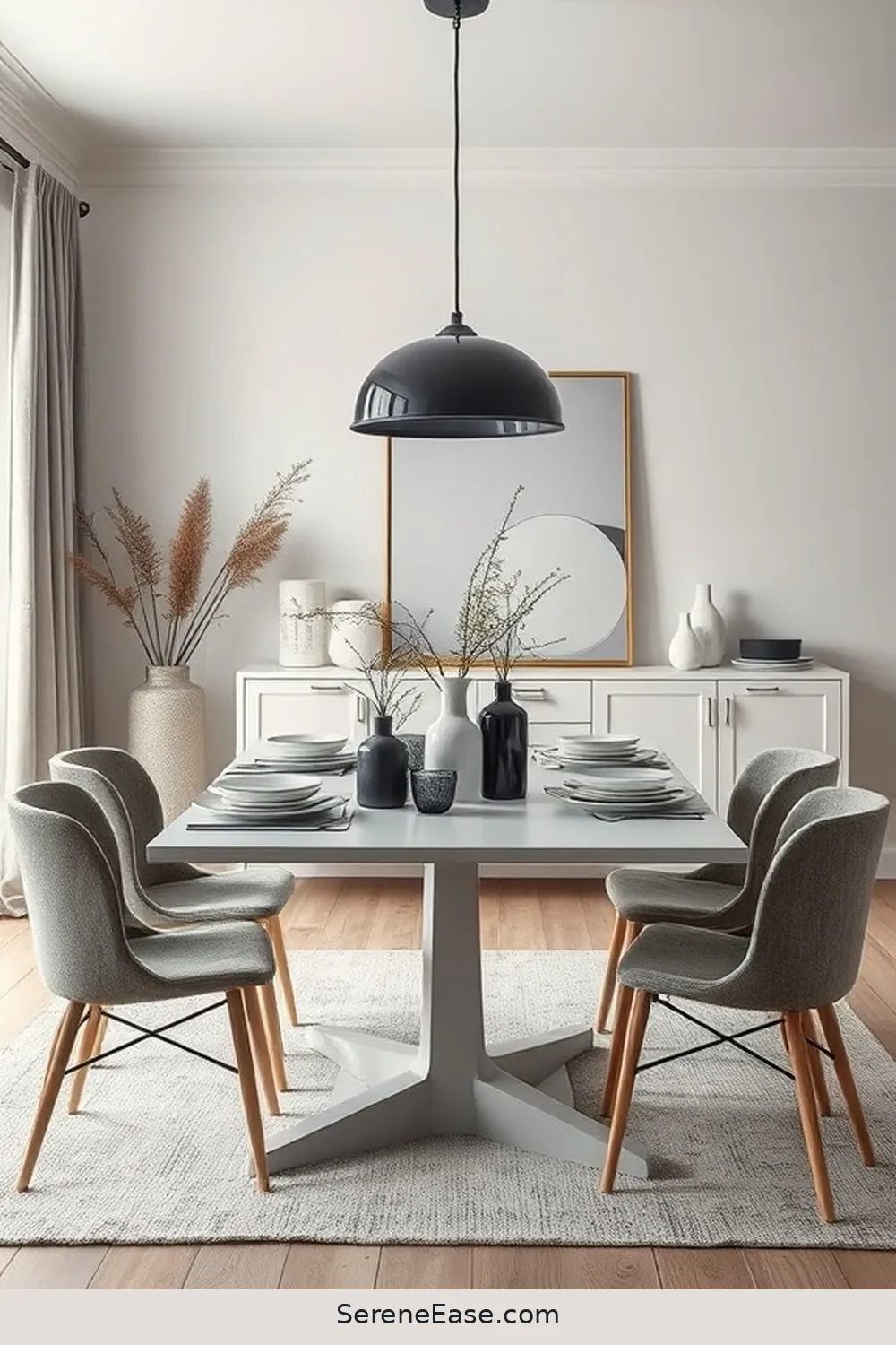 15 Ways to Achieve Monochromatic Scandinavian Style in Your Dining Room 6 Select Functional Decor for 15 Ways to Achieve Monochromatic Scandinavian Style in Your Dining Room