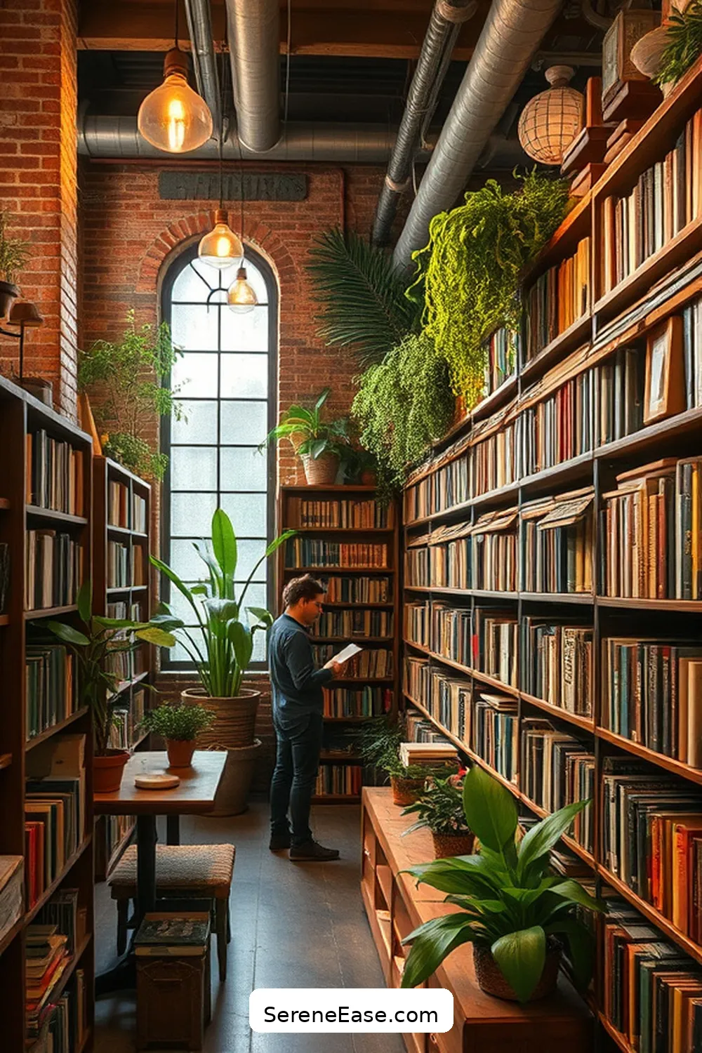 15 Ways to Blend Earth Tones Into Your Industrial Style Library 15 Incorporate Vintage Finds for 15 Ways to Blend Earth Tones Into Your Industrial Style Library