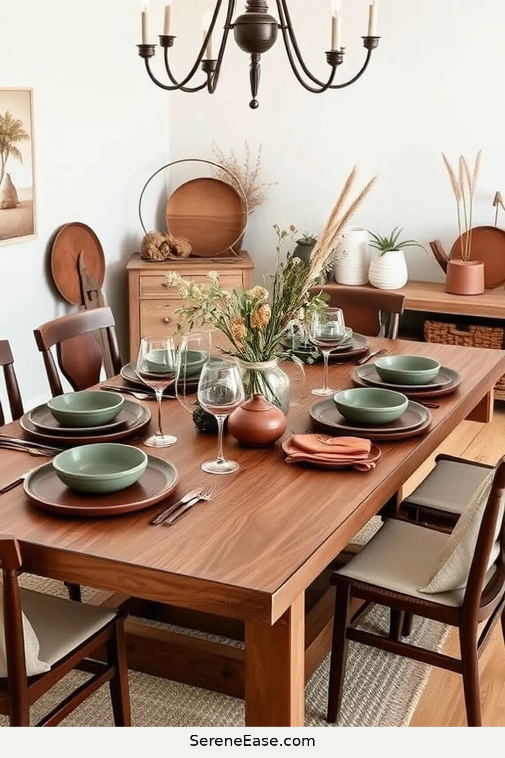 15 Ways to Incorporate Earth Tones in Coastal Style Dining Rooms 10 Choose Earth Tone Tableware for 15 Ways to Incorporate Earth Tones in Coastal Style Dining Rooms