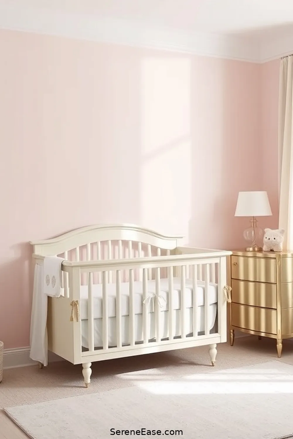 Use Metallic Paint for Accents for 15 Ways to Incorporate Metallic Accents in Minimalist Nursery Style