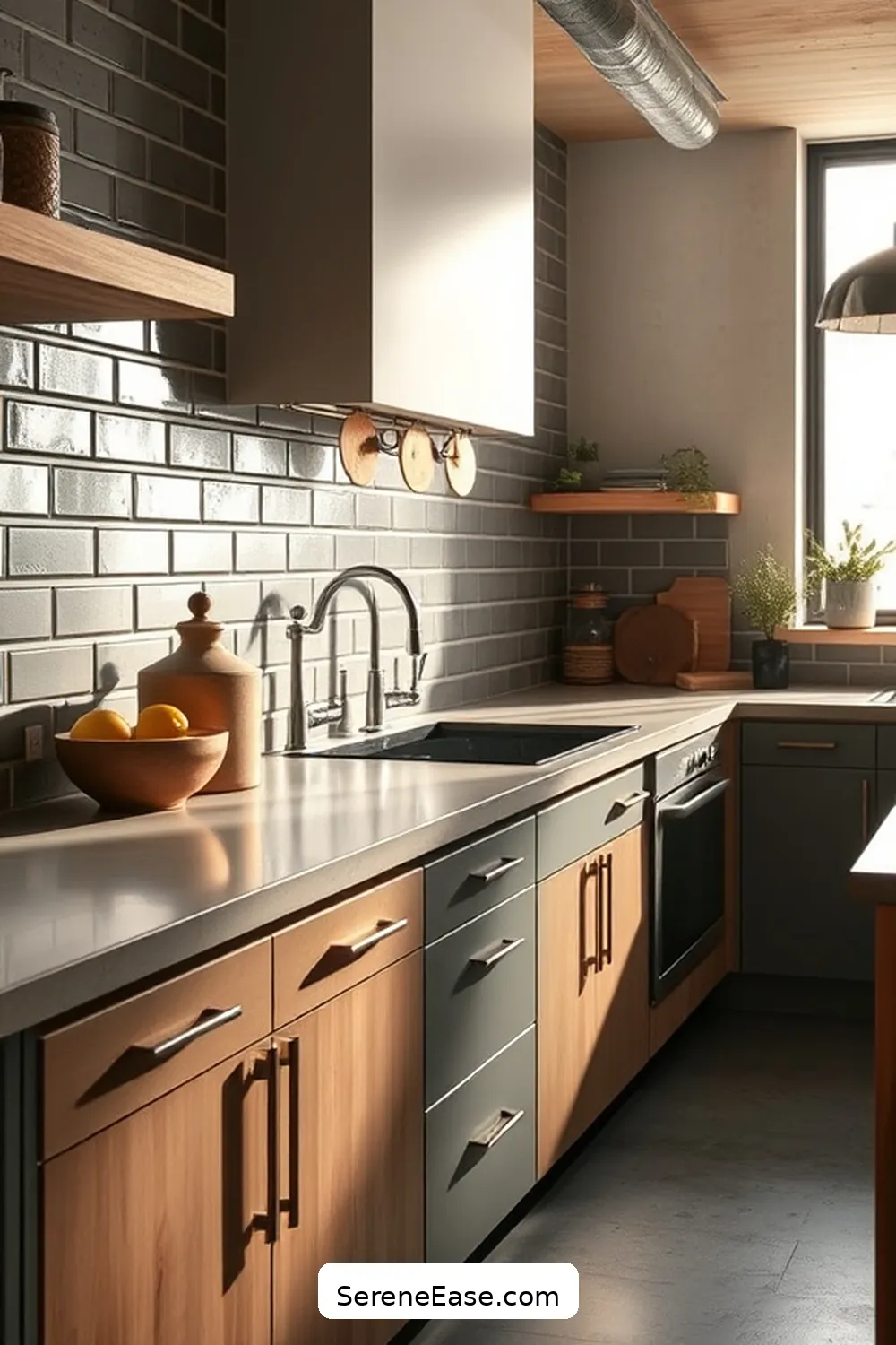 15 Ways to Incorporate Neutral Tones in Industrial Style Kitchens 9 Include Neutral Backsplashes for 15 Ways to Incorporate Neutral Tones in Industrial Style Kitchens