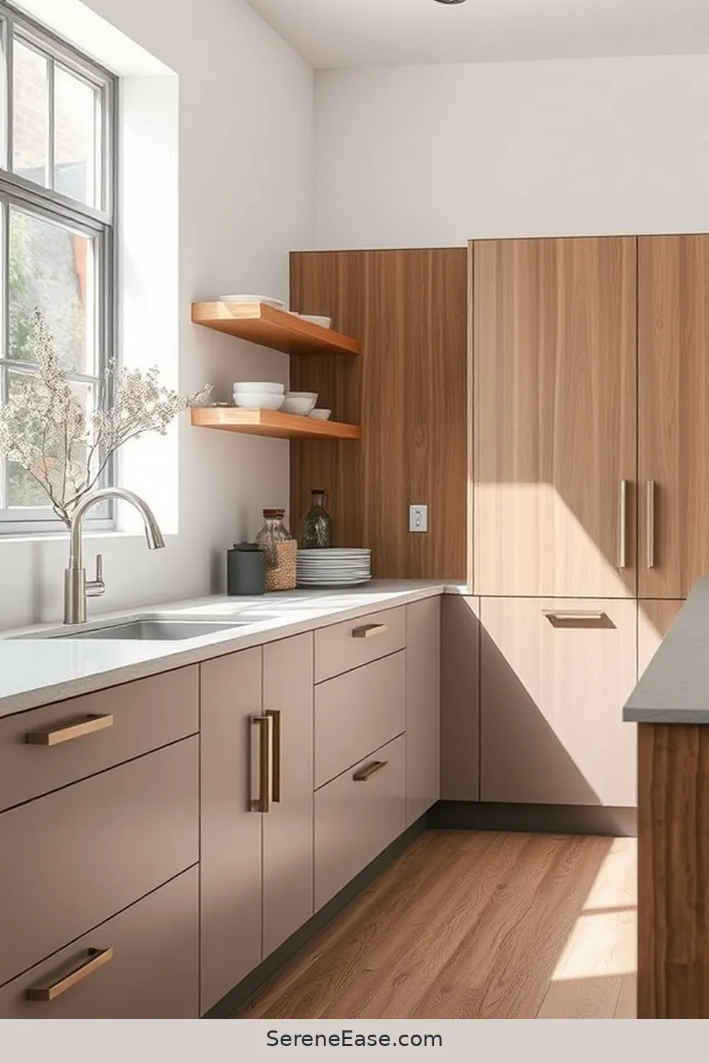 15 Ways to Incorporate Neutral Tones in Industrial Style Kitchens 7 Select Minimalist Cabinetry for 15 Ways to Incorporate Neutral Tones in Industrial Style Kitchens