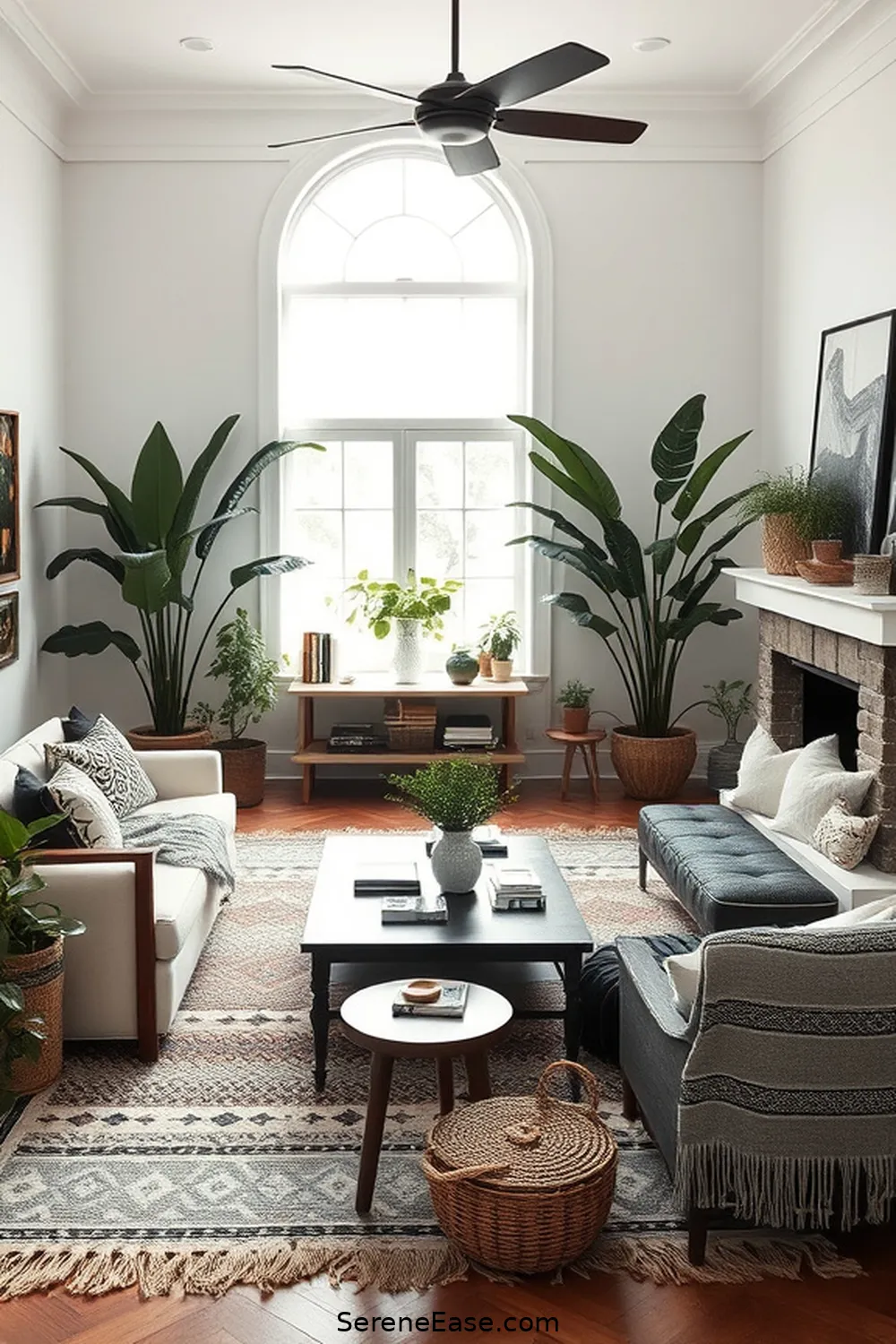 15 Ways to Infuse Black and White Style in Your Bohemian Living Room 16 Balance With Neutral Tones for 15 Ways to Infuse Black and White Style in Your Bohemian Living Room