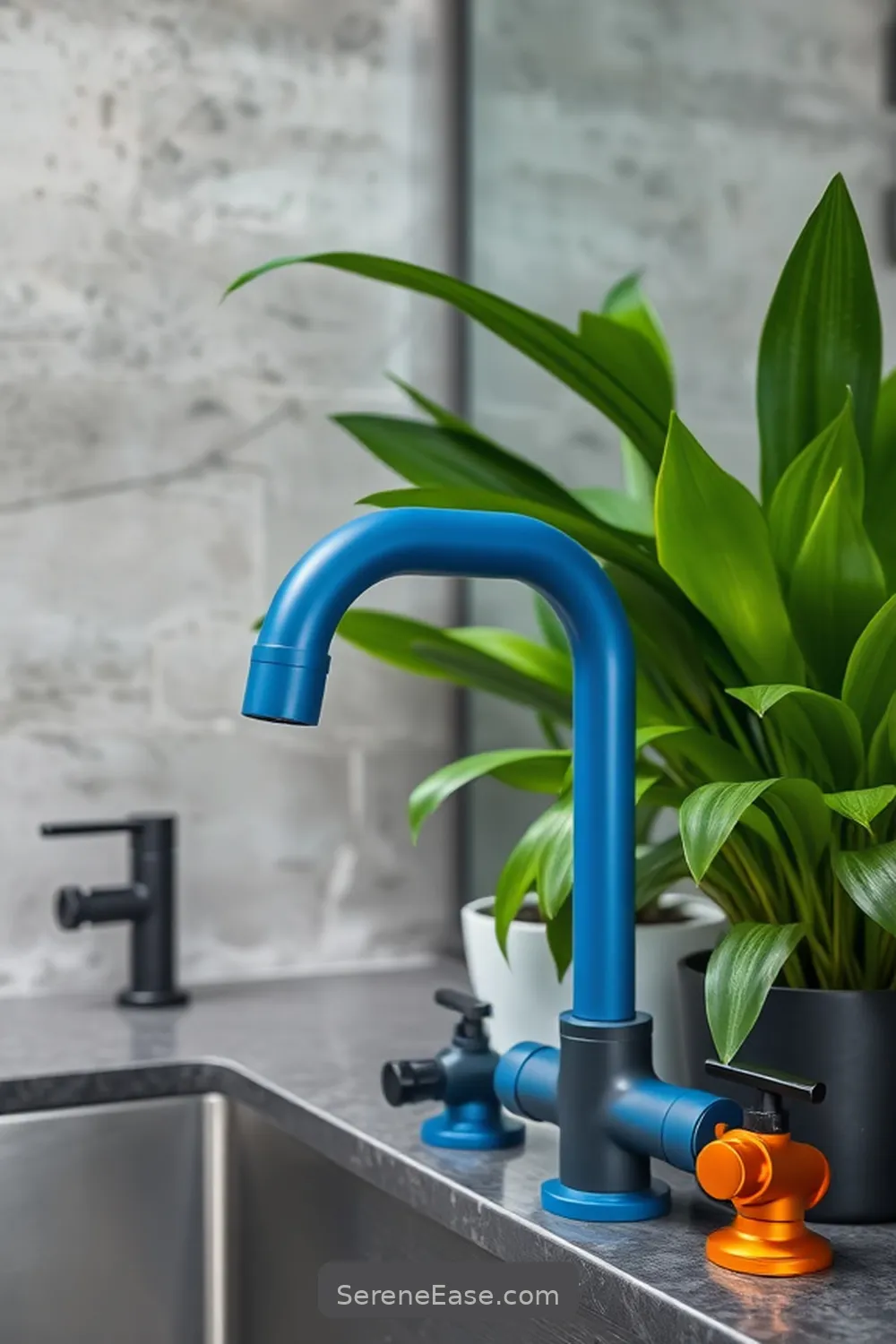 15 Ways to Infuse Bold and Bright Colors in Your Industrial Style Bathroom 4 Bold Fixtures for a Pop of Color for 15 Ways to Infuse Bold and Bright Colors in Your Industrial Style Bathroom