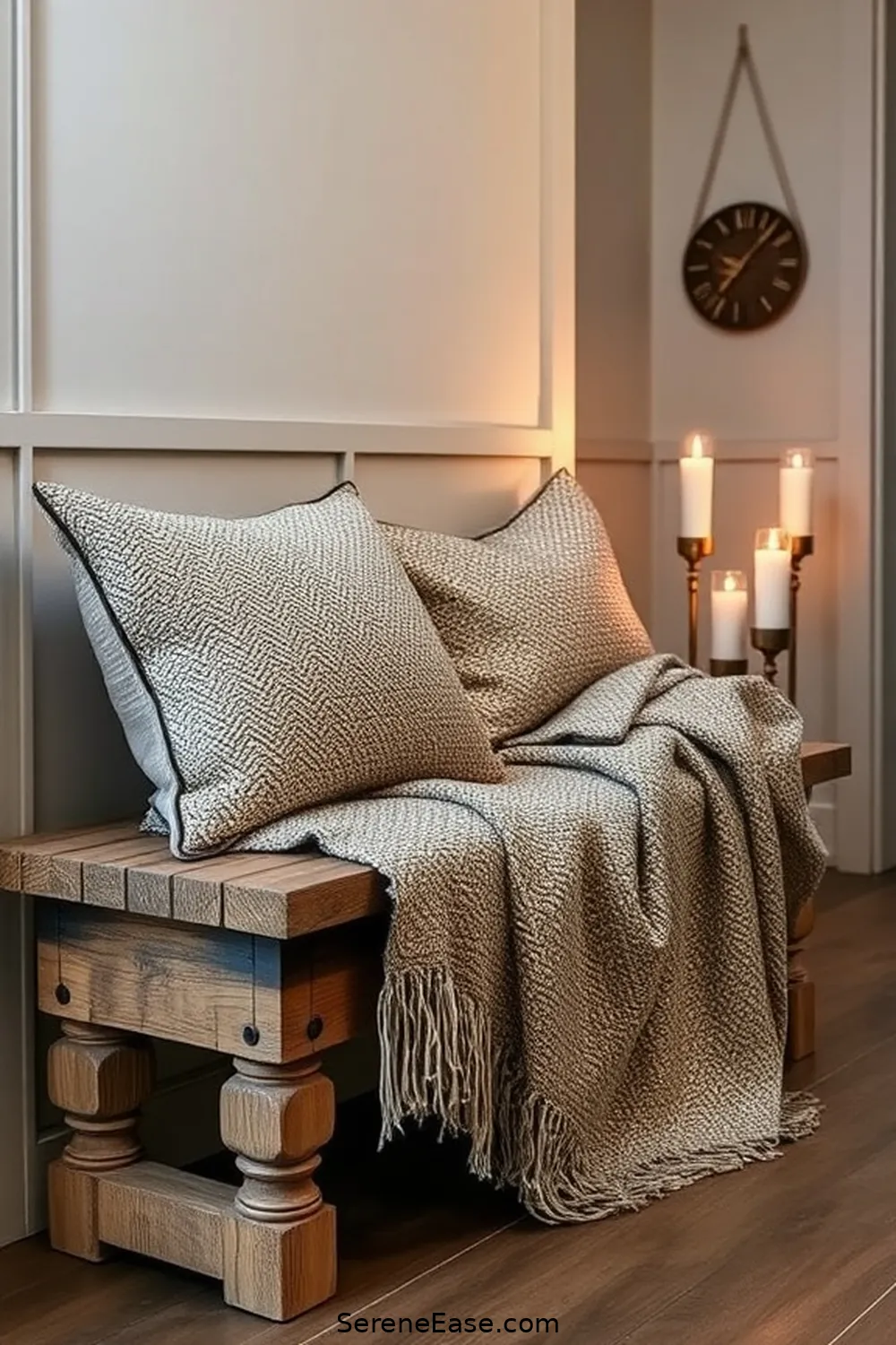 15 Ways to Style Metallic Accents in a Modern Farmhouse Hallway 8 Mix Metallic Accents in Textiles for 15 Ways to Style Metallic Accents in a Modern Farmhouse Hallway