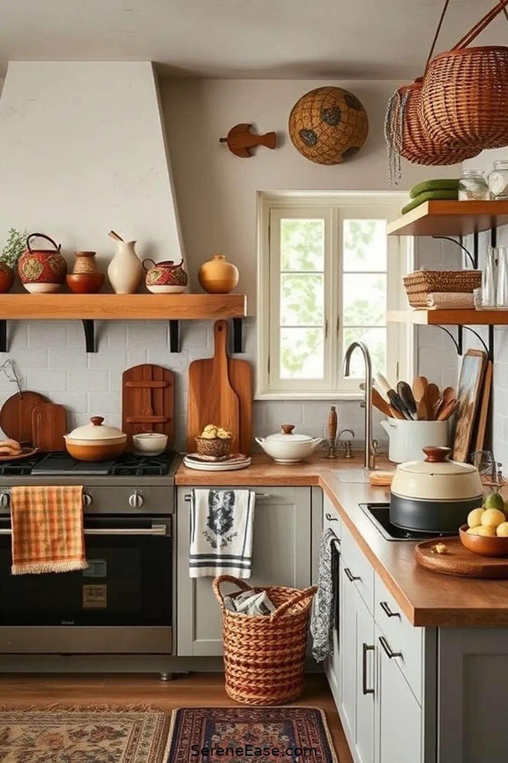 15 Ways to Use Earth Tones in Bohemian Style Kitchens 16 Personalize With Travel-Inspired Decor for 15 Ways to Use Earth Tones in Bohemian Style Kitchens