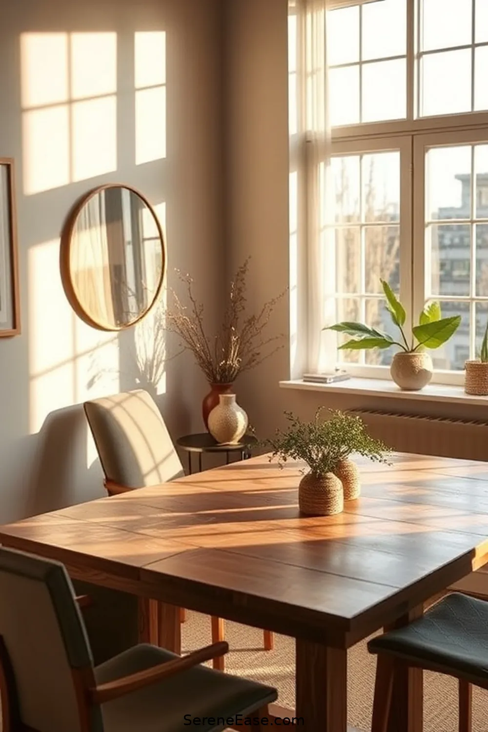 15 Ways to Use Earth Tones in a Minimalist Dining Room Style 8 Utilize Natural Lighting for 15 Ways to Use Earth Tones in a Minimalist Dining Room Style