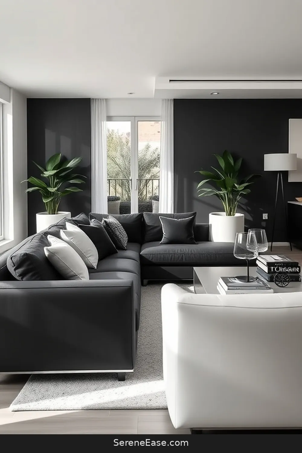 16 Stunning Black and White Minimalist Style Living Room Ideas 13 Select Modern Minimalist Seating for 16 Stunning Black and White Minimalist Style Living Room Ideas