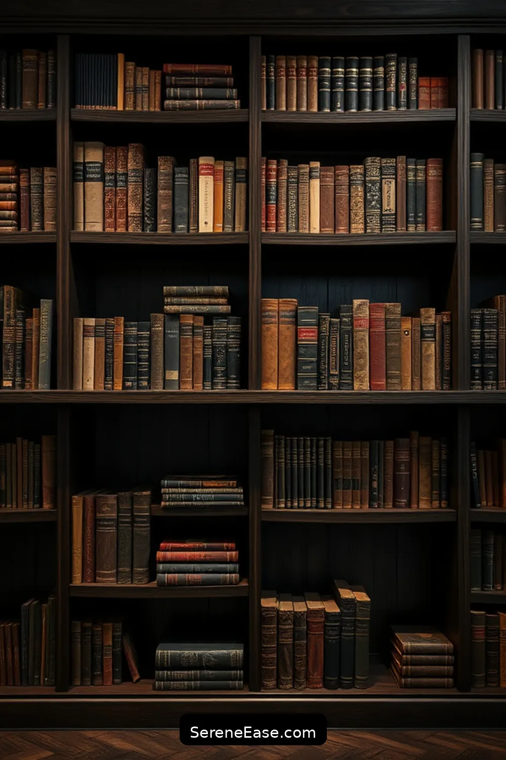 16 Stunning Black and White Rustic Library Designs 7 Shelving Solutions for a Timeless Look for 16 Stunning Black and White Rustic Library Designs