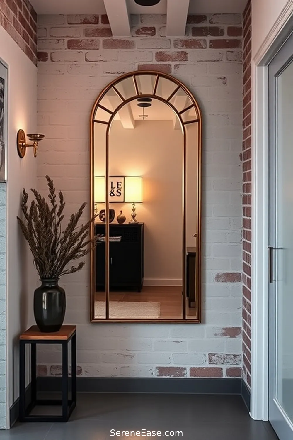 16 Stunning Ways to Incorporate Metallic Accents in Industrial Style Entryways 5 Decorative Metallic Mirrors for 16 Stunning Ways to Incorporate Metallic Accents in Industrial Style Entryways