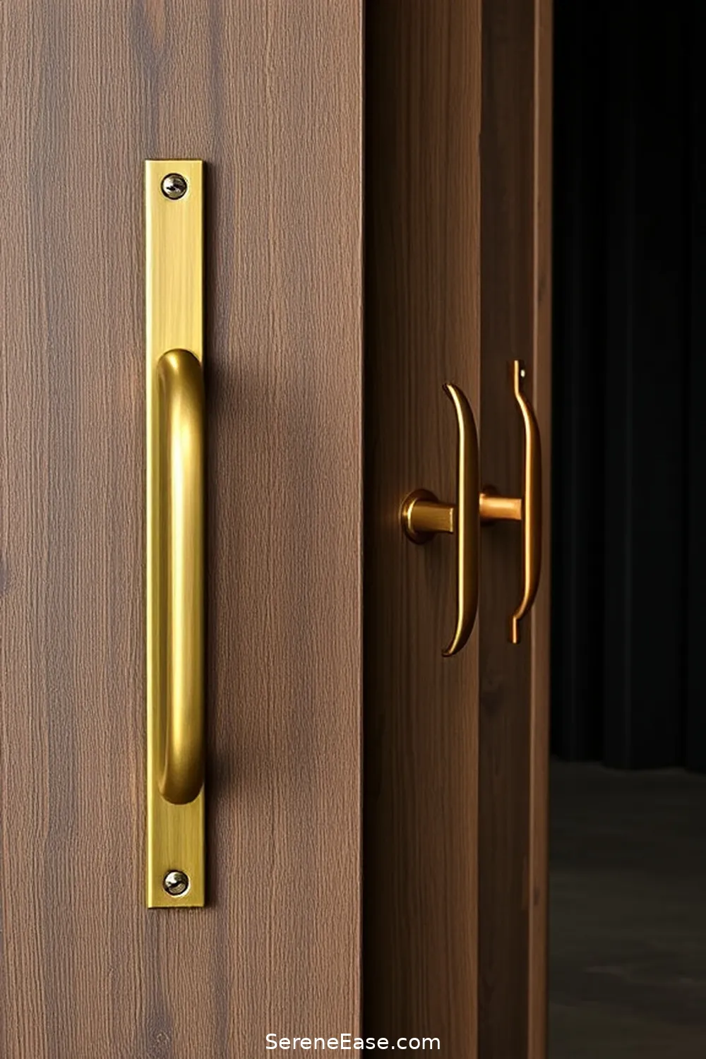 16 Stunning Ways to Incorporate Metallic Accents in Industrial Style Entryways 9 Unique Metallic Door Handles for 16 Stunning Ways to Incorporate Metallic Accents in Industrial Style Entryways
