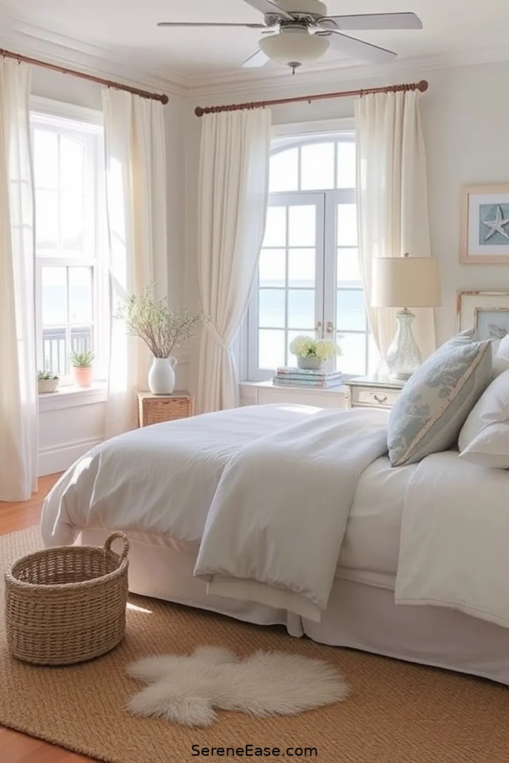 16 Ways to Achieve Monochromatic Coastal Style in Your Bedroom 2 Choose a Soothing Color Palette for 16 Ways to Achieve Monochromatic Coastal Style in Your Bedroom