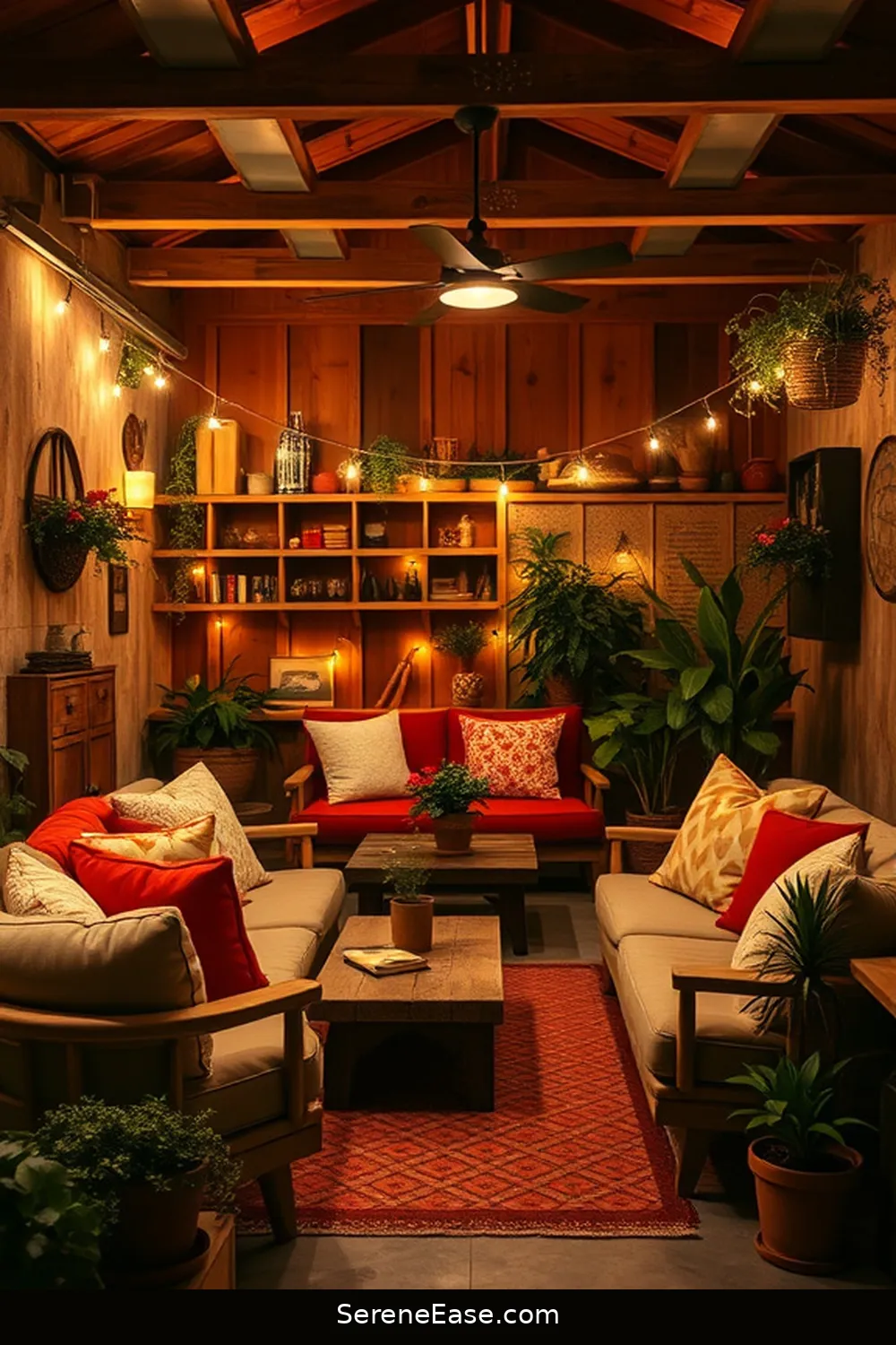 16 Ways to Achieve a Bold Bright Rustic Style in Your Garage 15 Create a Cozy Lounge Area for 16 Ways to Achieve a Bold Bright Rustic Style in Your Garage