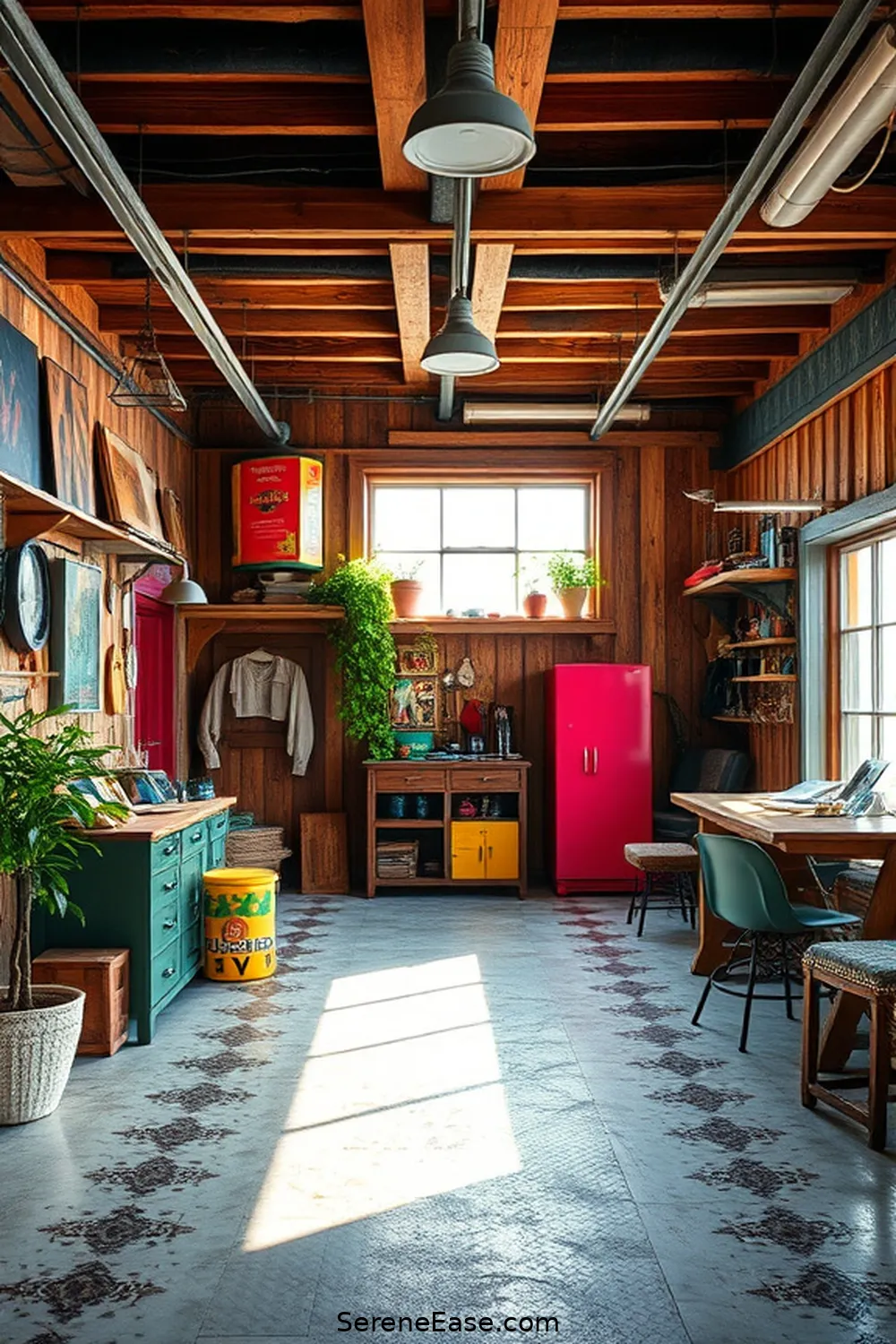 16 Ways to Achieve a Bold Bright Rustic Style in Your Garage 3 Incorporate Reclaimed Wood for 16 Ways to Achieve a Bold Bright Rustic Style in Your Garage