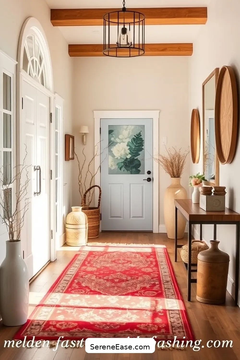 16 Ways to Achieve a Bold and Bright Entryway in Modern Farmhouse Style 17 Enhance With Decorative Accessories for 16 Ways to Achieve a Bold and Bright Entryway in Modern Farmhouse Style