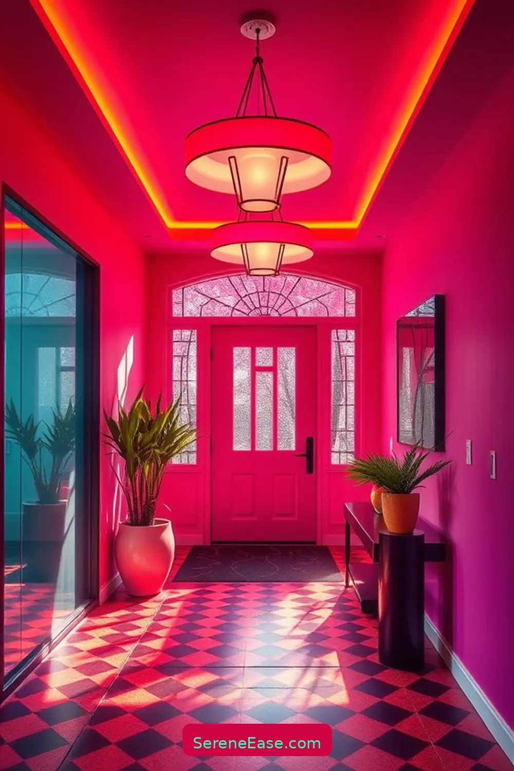 16 Ways to Create a Bold Bright Mid-Century Modern Entryway Style 5 Utilize Retro Lighting Fixtures for 16 Ways to Create a Bold Bright Mid-Century Modern Entryway Style