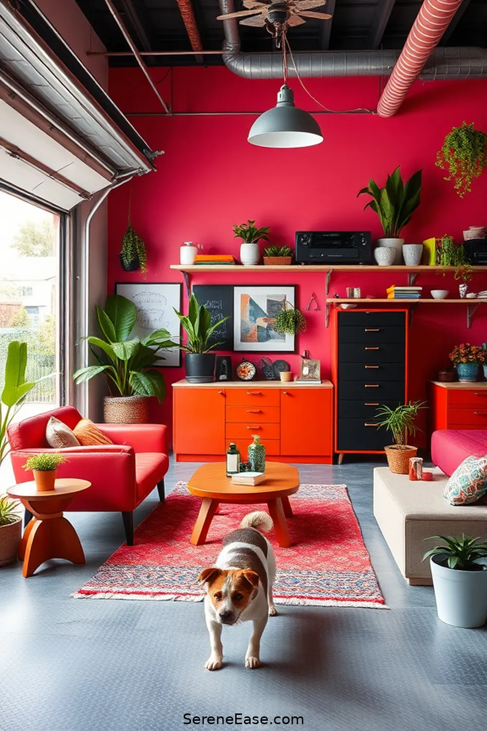 16 Ways to Create a Bold and Bright Industrial-Style Garage 15 Design a Multi-Functional Space for 16 Ways to Create a Bold and Bright Industrial-Style Garage