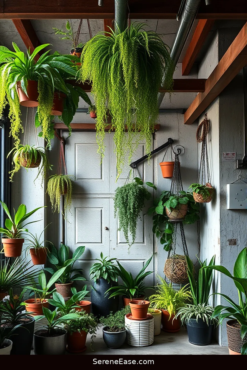 16 Ways to Create a Bold and Bright Industrial-Style Garage 17 Incorporate Greenery for a Fresh Touch for 16 Ways to Create a Bold and Bright Industrial-Style Garage