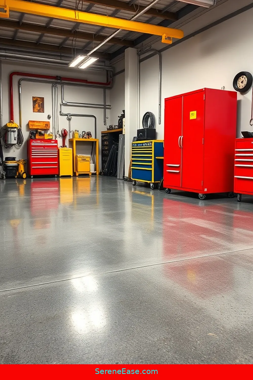 16 Ways to Create a Bold and Bright Industrial-Style Garage 6 Install Concrete Flooring for 16 Ways to Create a Bold and Bright Industrial-Style Garage