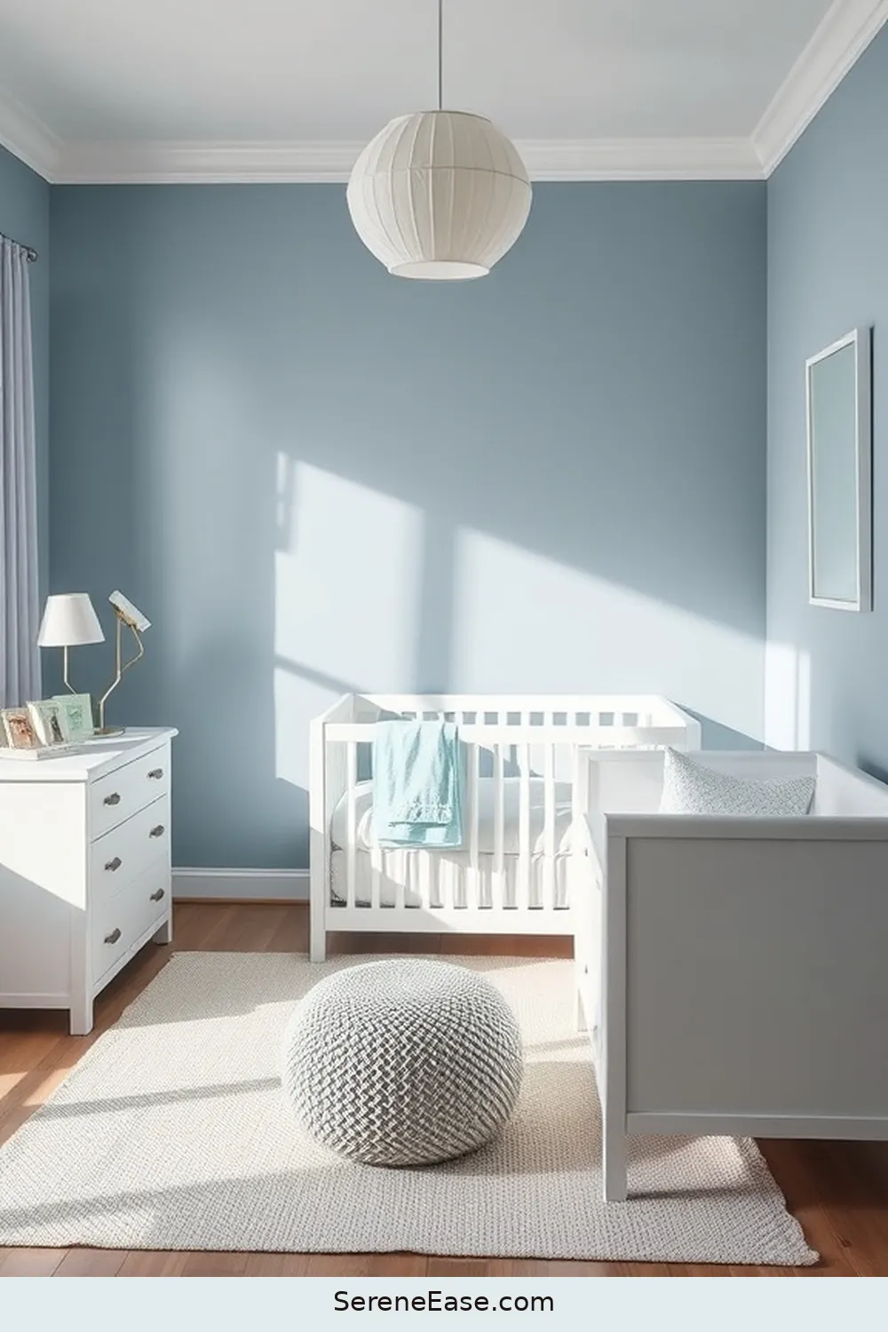 16 Ways to Create a Monochromatic Coastal Nursery Style 6 Select Furniture With Clean Lines for 16 Ways to Create a Monochromatic Coastal Nursery Style