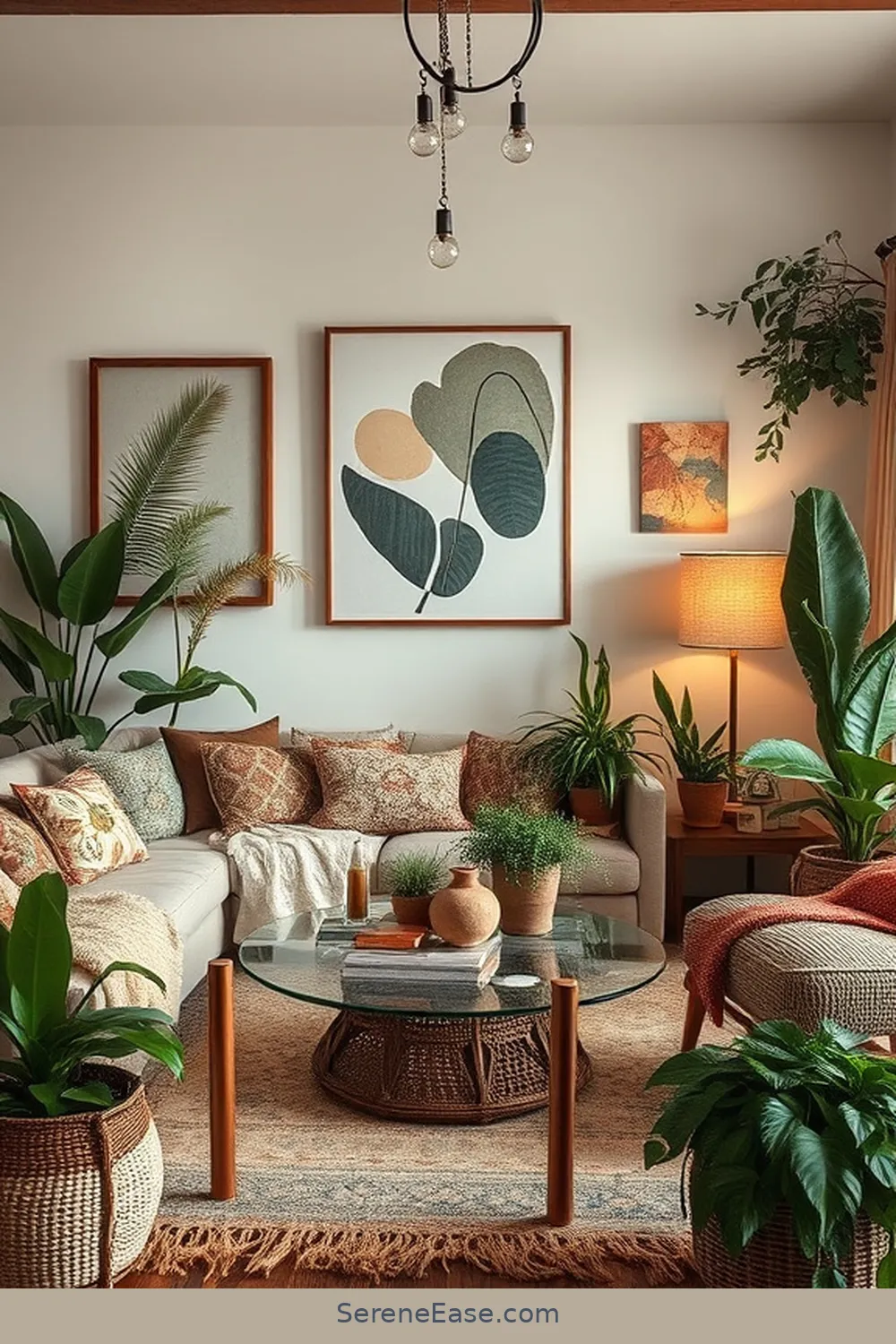 16 Ways to Embrace Earth Tones in Bohemian Living Room Style 7 Select Earthy Artwork for 16 Ways to Embrace Earth Tones in Bohemian Living Room Style