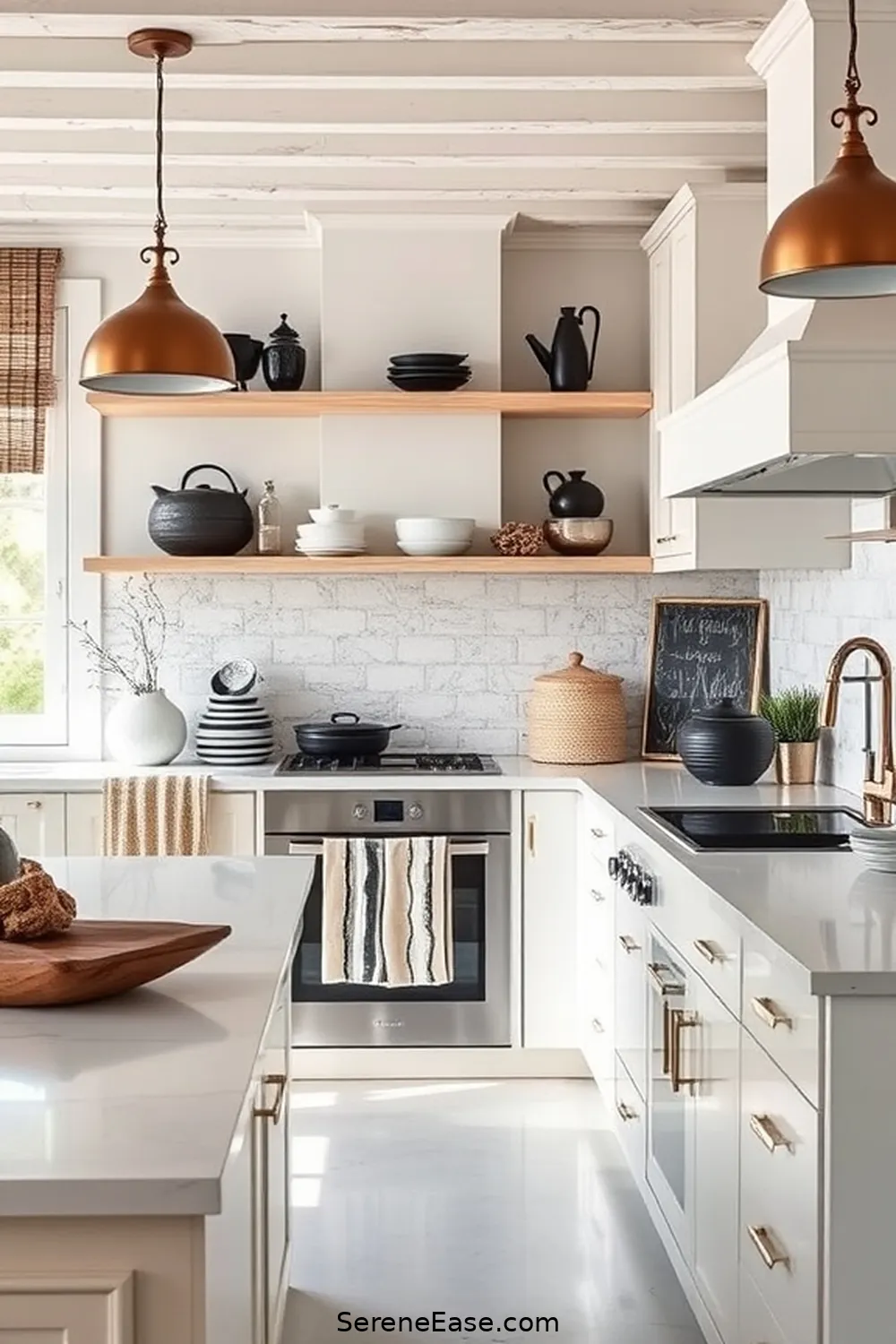 16 Ways to Incorporate Black and White Style in Your Coastal Kitchen 16 Add Decorative Accessories for 16 Ways to Incorporate Black and White Style in Your Coastal Kitchen