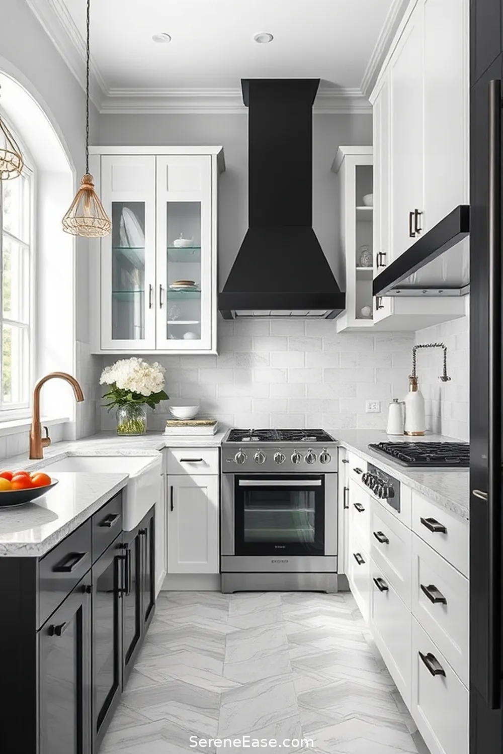 16 Ways to Incorporate Black and White Style in Your Coastal Kitchen 2 Choose a Black and White Color Palette for 16 Ways to Incorporate Black and White Style in Your Coastal Kitchen