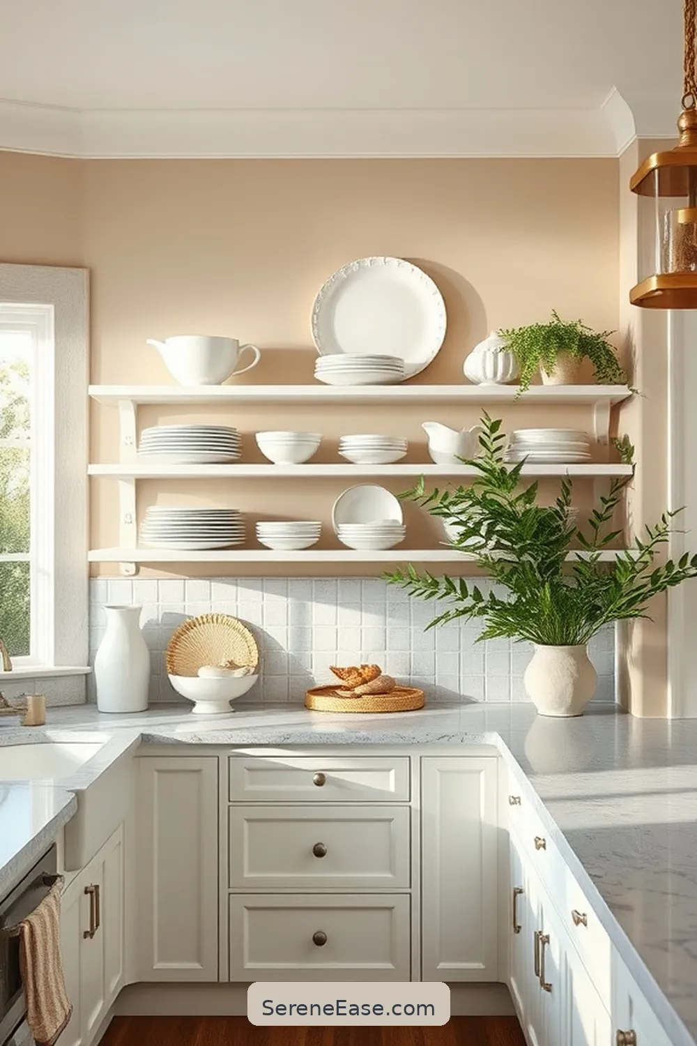 16 Ways to Incorporate Black and White Style in Your Coastal Kitchen 13 Incorporate Open Shelving for 16 Ways to Incorporate Black and White Style in Your Coastal Kitchen