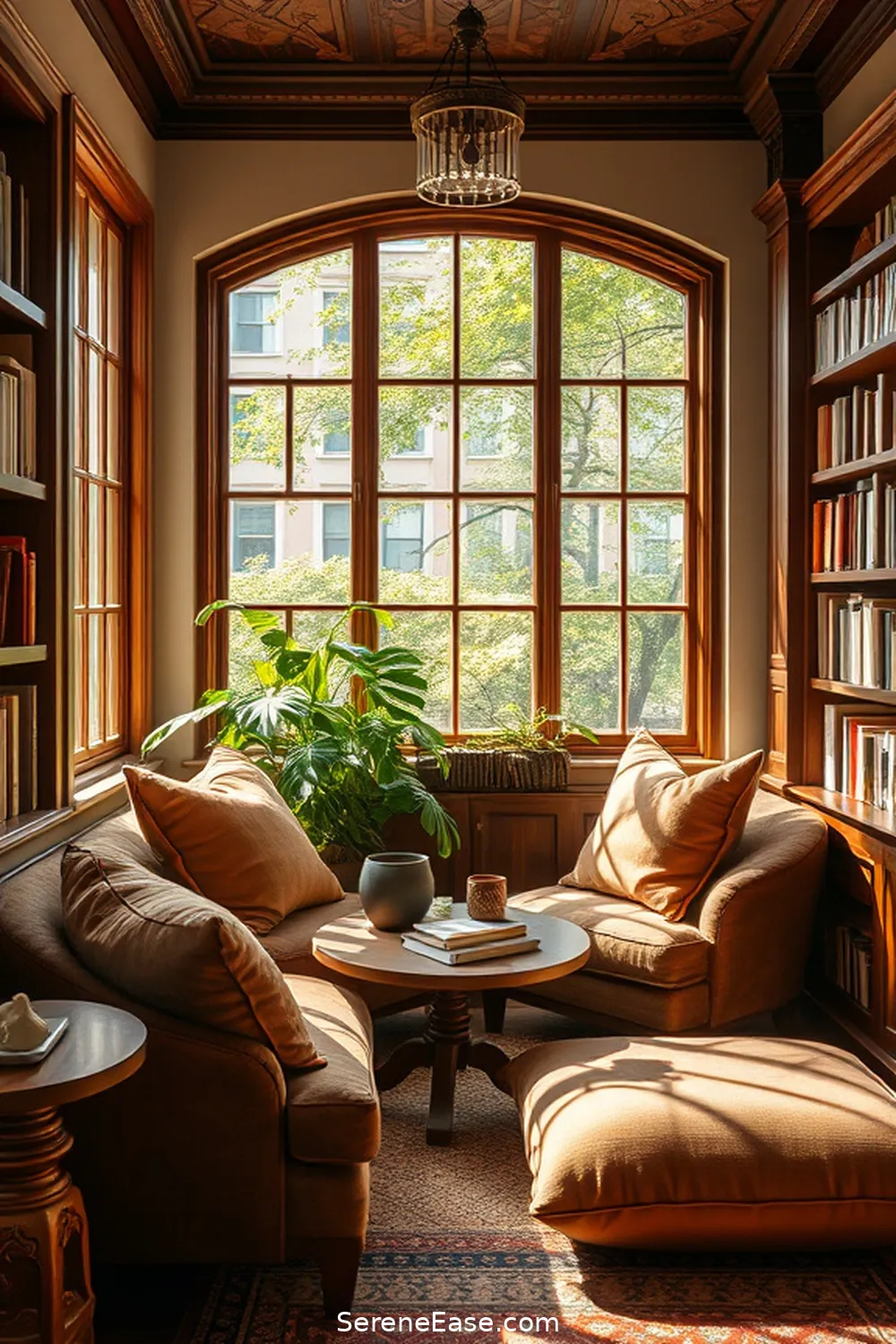 16 Ways to Incorporate Earth Tones Into Your Bohemian Library Style 13 Choose Cozy Seating Options for 16 Ways to Incorporate Earth Tones Into Your Bohemian Library Style