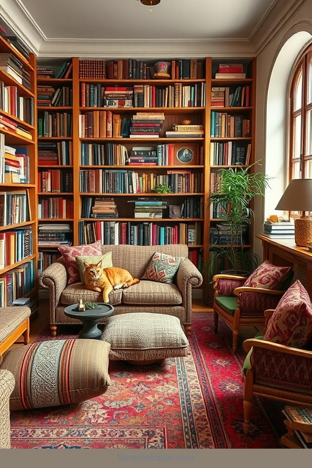 16 Ways to Incorporate Earth Tones Into Your Bohemian Library Style 8 Mix and Match Patterns for 16 Ways to Incorporate Earth Tones Into Your Bohemian Library Style