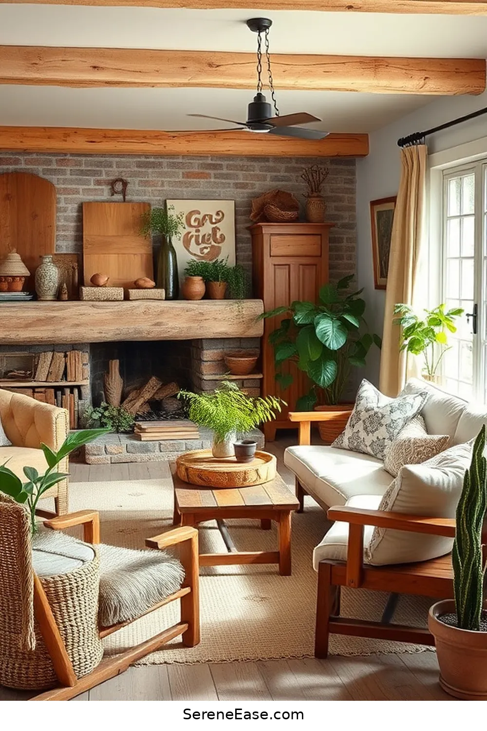 16 Ways to Incorporate Earth Tones in Your Modern Farmhouse Style Living Room 13 Incorporate Vintage Finds for 16 Ways to Incorporate Earth Tones in Your Modern Farmhouse Style Living Room