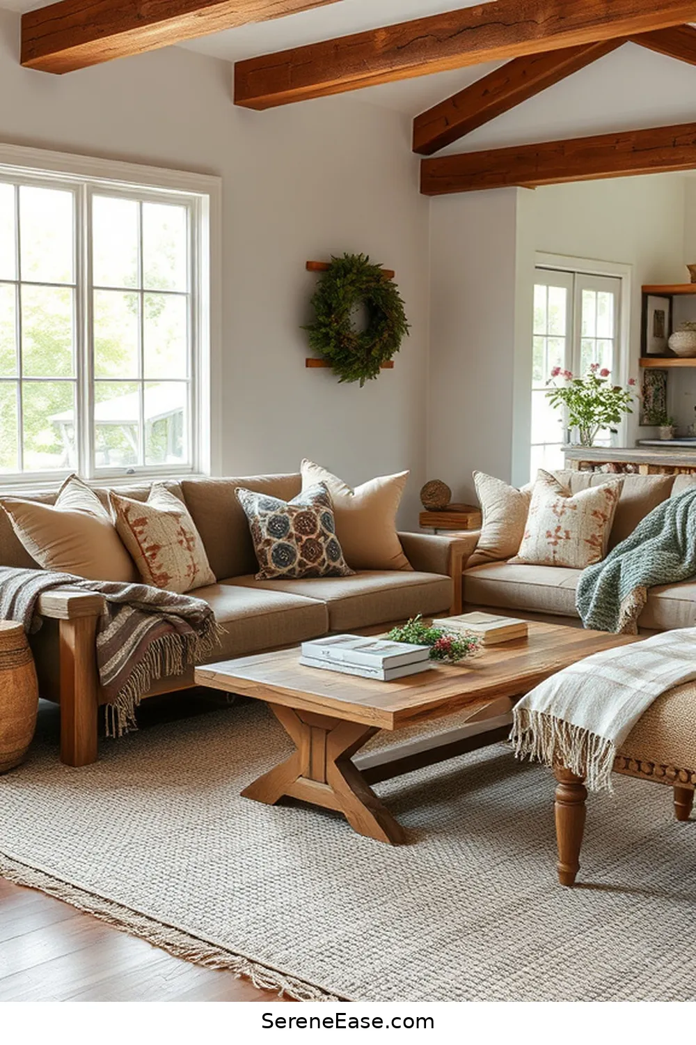 16 Ways to Incorporate Earth Tones in Your Modern Farmhouse Style Living Room 12 Mix and Match Patterns for 16 Ways to Incorporate Earth Tones in Your Modern Farmhouse Style Living Room