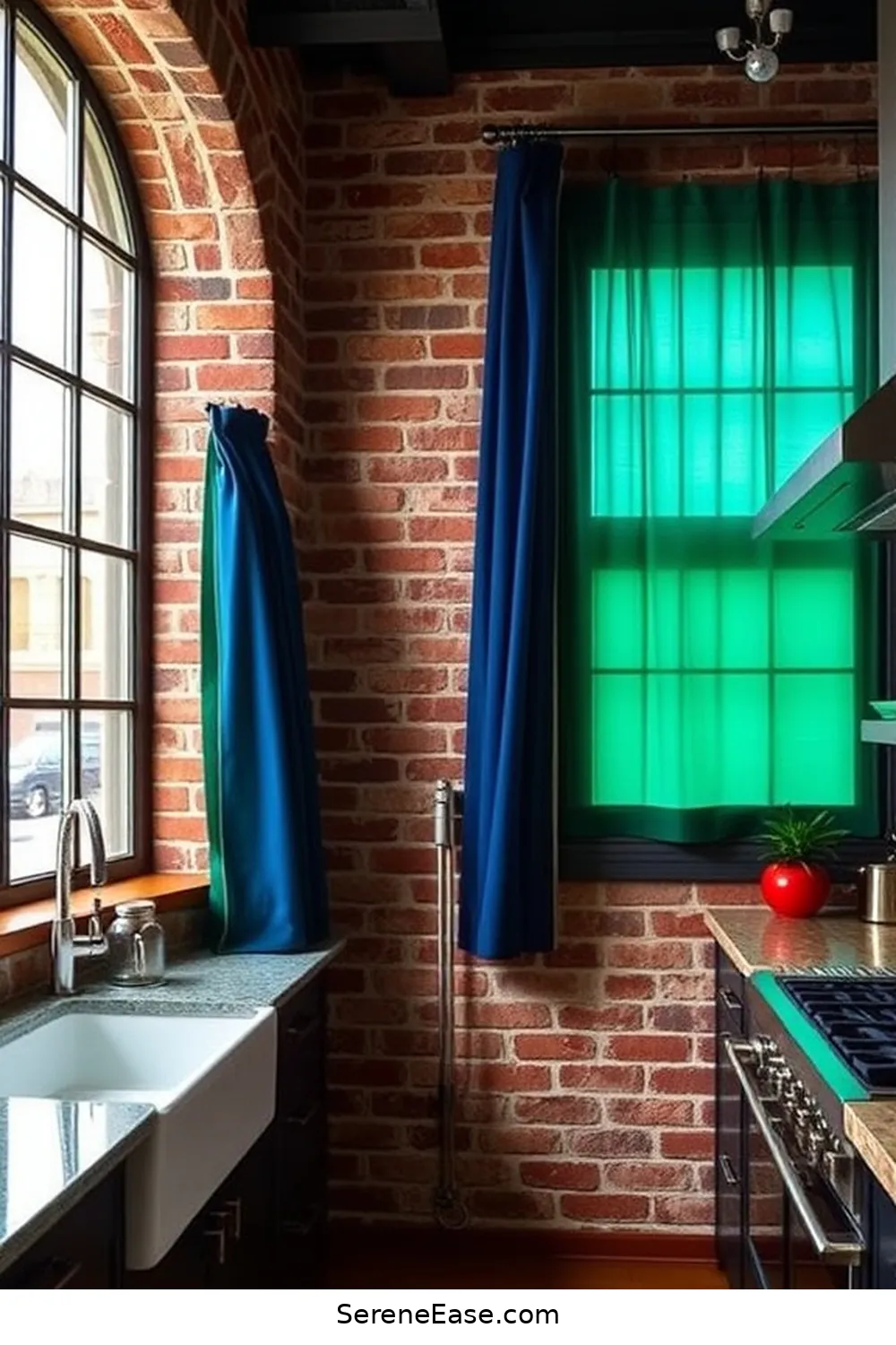16 Ways to Incorporate Jewel Tones Into Your Industrial Style Kitchen 11 Jewel-Hued Window Treatments for 16 Ways to Incorporate Jewel Tones Into Your Industrial Style Kitchen