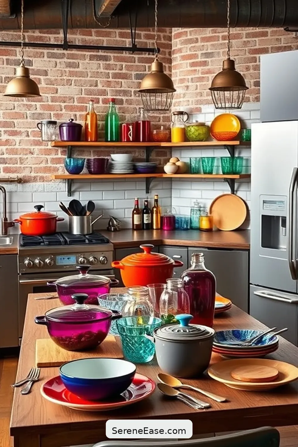 16 Ways to Incorporate Jewel Tones Into Your Industrial Style Kitchen 4 Jewel-Toned Kitchenware for 16 Ways to Incorporate Jewel Tones Into Your Industrial Style Kitchen