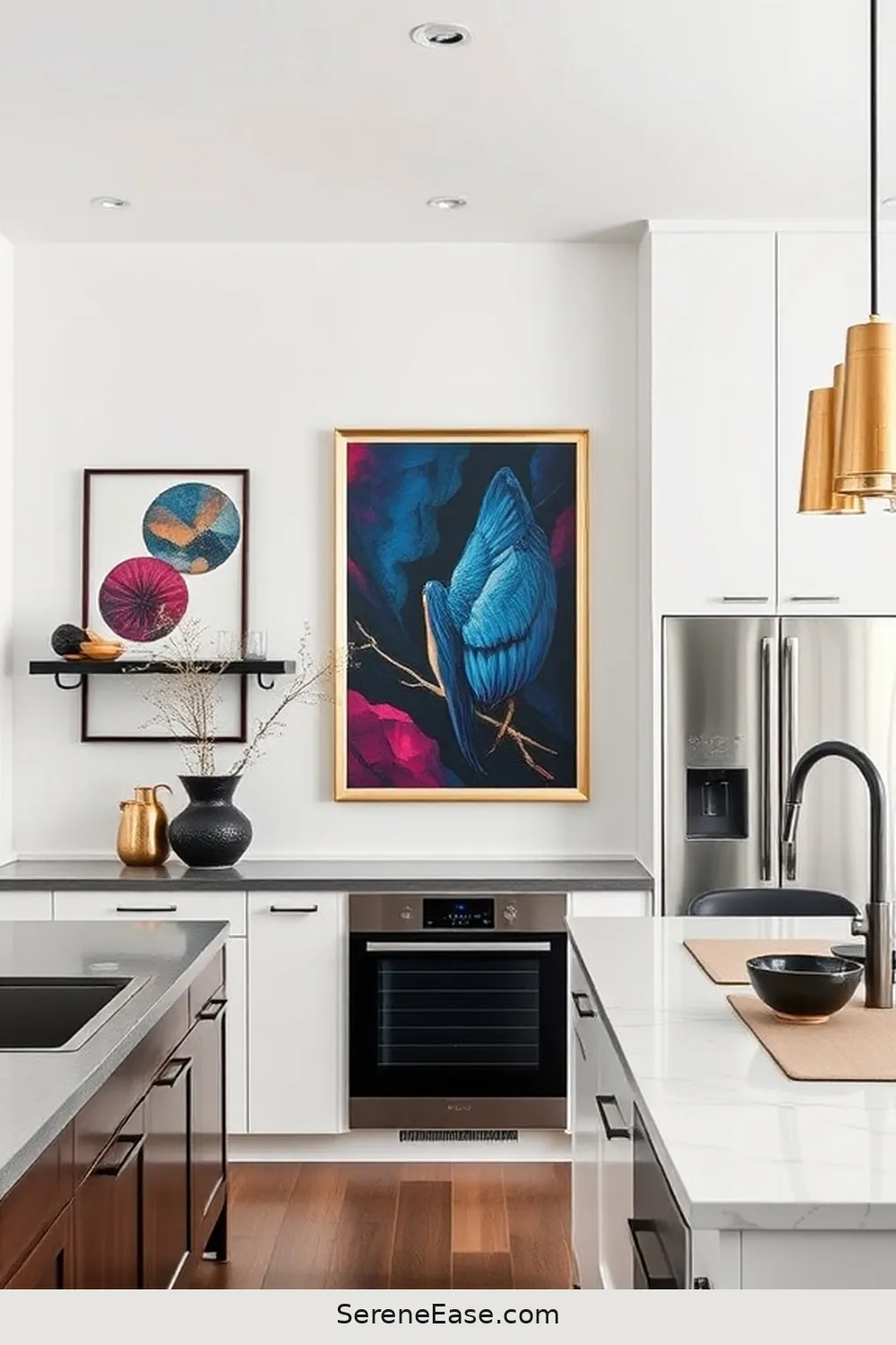 16 Ways to Incorporate Jewel Tones in Minimalist Kitchen Style 8 Artwork and Prints for 16 Ways to Incorporate Jewel Tones in Minimalist Kitchen Style