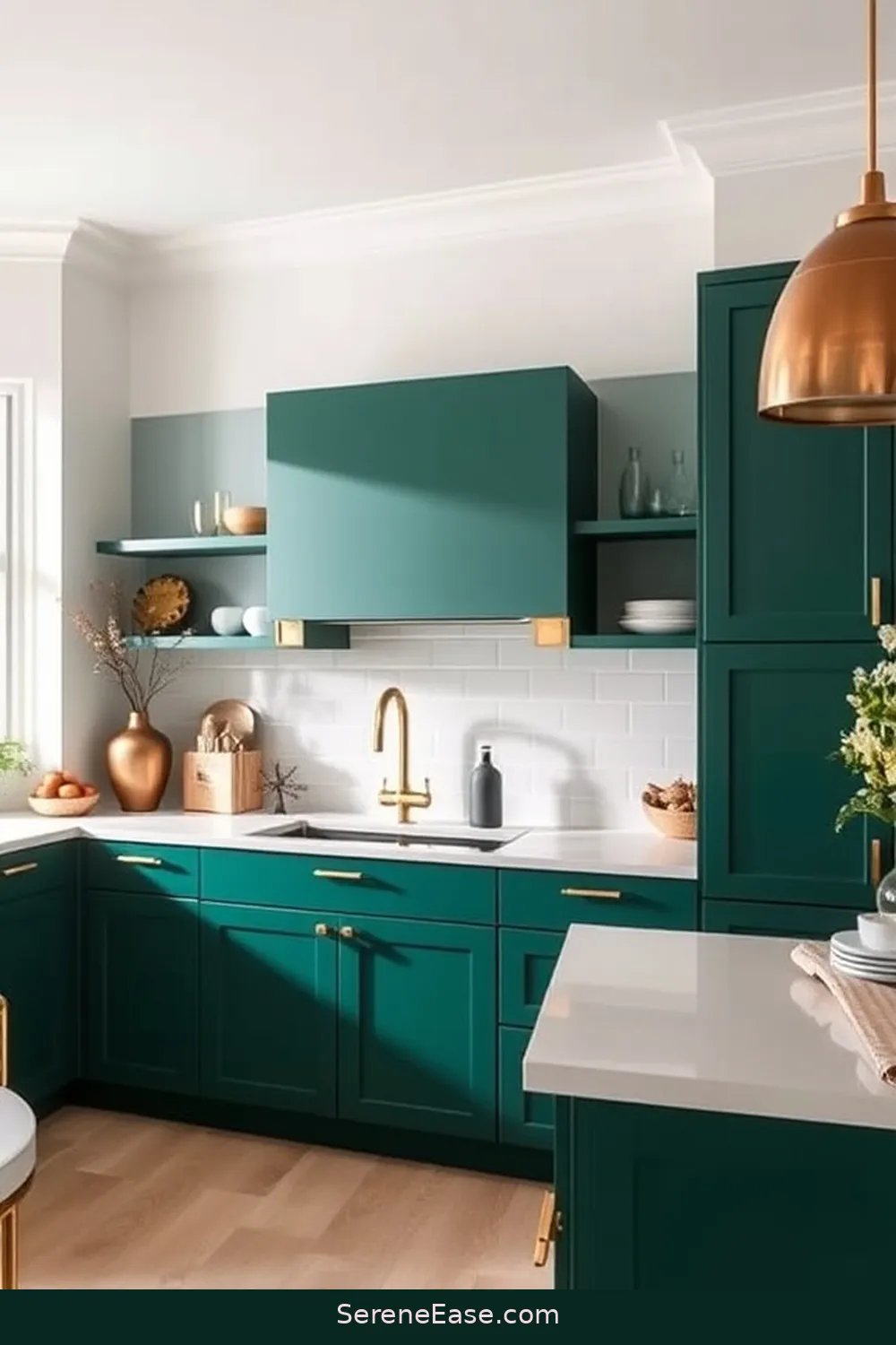 16 Ways to Incorporate Jewel Tones in Minimalist Kitchen Style 4 Colorful Cabinetry for 16 Ways to Incorporate Jewel Tones in Minimalist Kitchen Style