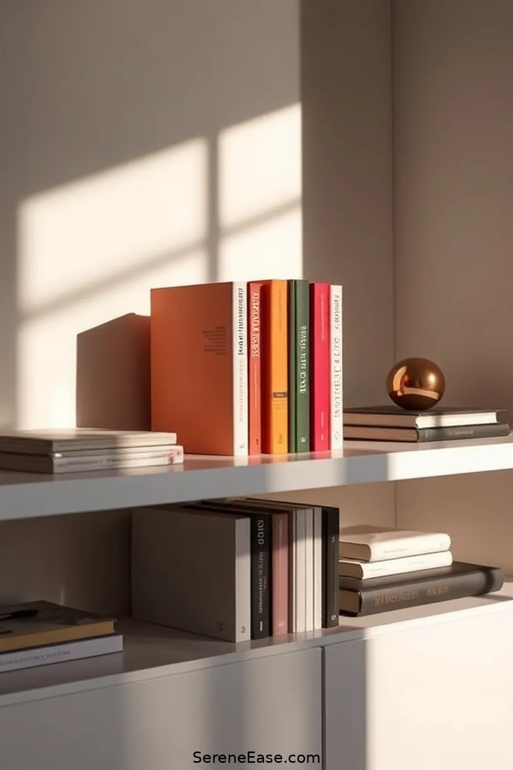16 Ways to Incorporate Jewel Tones in Minimalist Library Style 8 Accessorize With Colorful Bookends for 16 Ways to Incorporate Jewel Tones in Minimalist Library Style