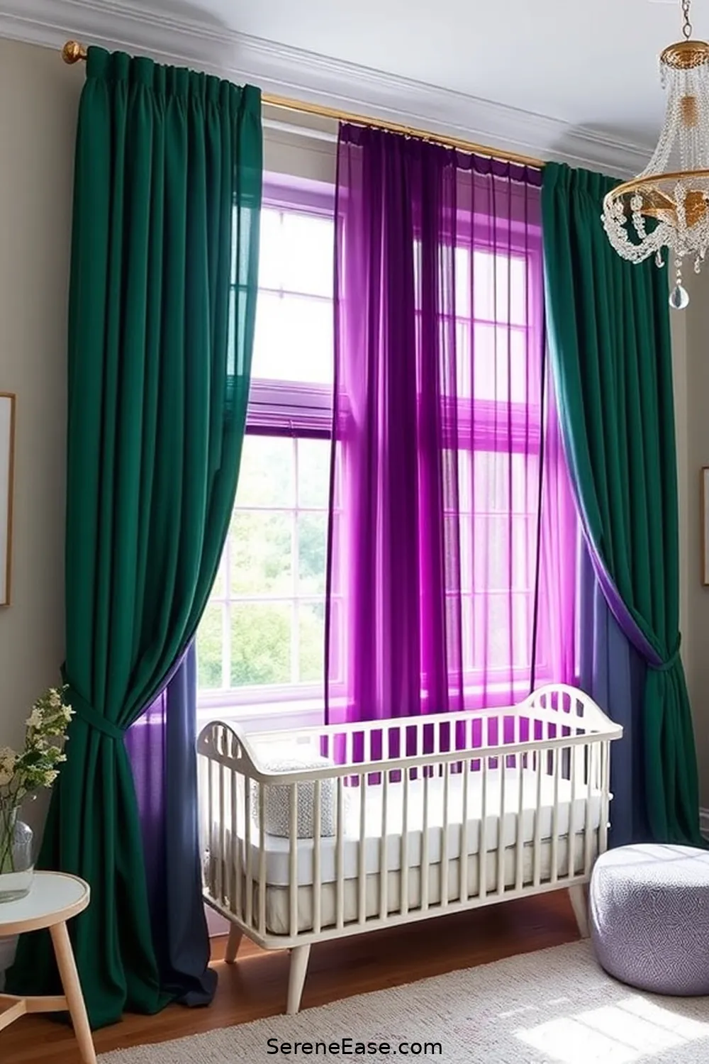 16 Ways to Incorporate Jewel Tones in Scandinavian Style Nurseries 12 Incorporate Colorful Window Treatments for 16 Ways to Incorporate Jewel Tones in Scandinavian Style Nurseries