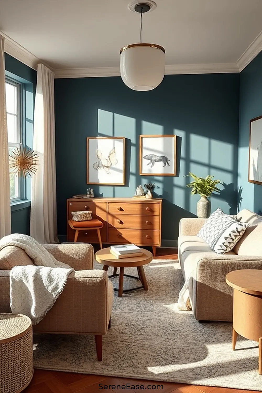 16 Ways to Incorporate Jewel Tones in a Mid-Century Modern Nursery Style 2 Choose a Jewel Tone Paint Color for the Walls for 16 Ways to Incorporate Jewel Tones in a Mid-Century Modern Nursery Style
