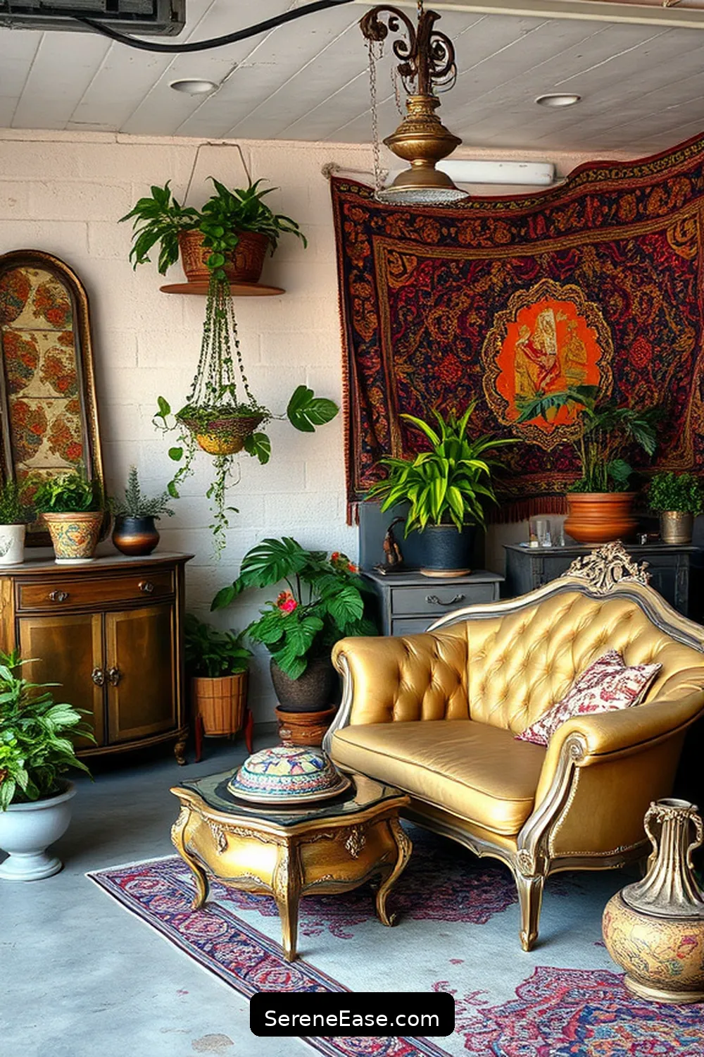 16 Ways to Incorporate Metallic Accents in Your Bohemian Garage Style 17 Combining Vintage and Metallic Elements for 16 Ways to Incorporate Metallic Accents in Your Bohemian Garage Style