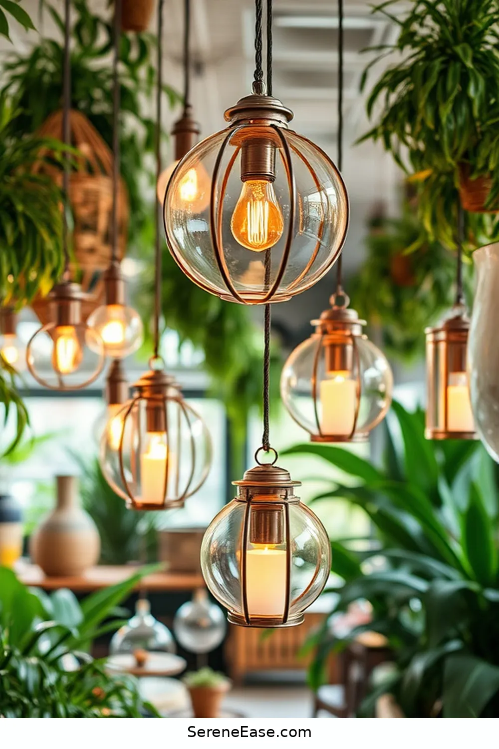 16 Ways to Incorporate Metallic Accents in Your Bohemian Garage Style 13 Hanging Metallic Orbs or Lanterns for 16 Ways to Incorporate Metallic Accents in Your Bohemian Garage Style